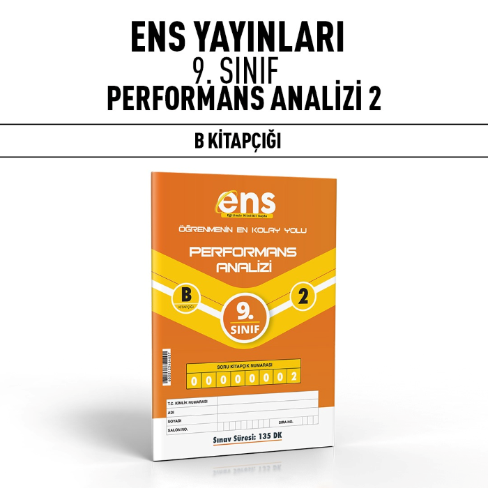ENS 09.SINIF PERFORMANS ANALİZİ SERİSİ 2-B - 24-25